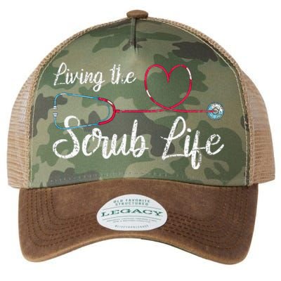 Stethoscope Medical Nursing Scrub Life Nursery Legacy Tie Dye Trucker Hat