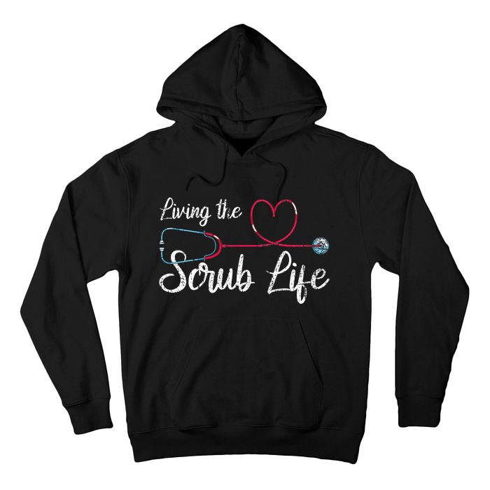 Stethoscope Medical Nursing Scrub Life Nursery Hoodie