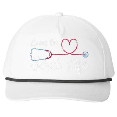 Stethoscope Medical Nursing Scrub Life Nursery Snapback Five-Panel Rope Hat