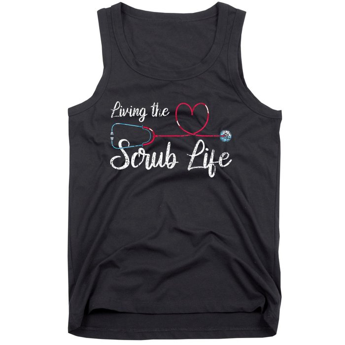 Stethoscope Medical Nursing Scrub Life Nursery Tank Top