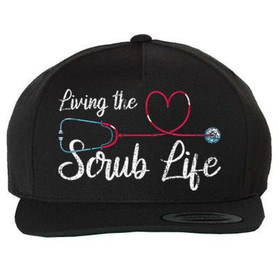 Stethoscope Medical Nursing Scrub Life Nursery Wool Snapback Cap