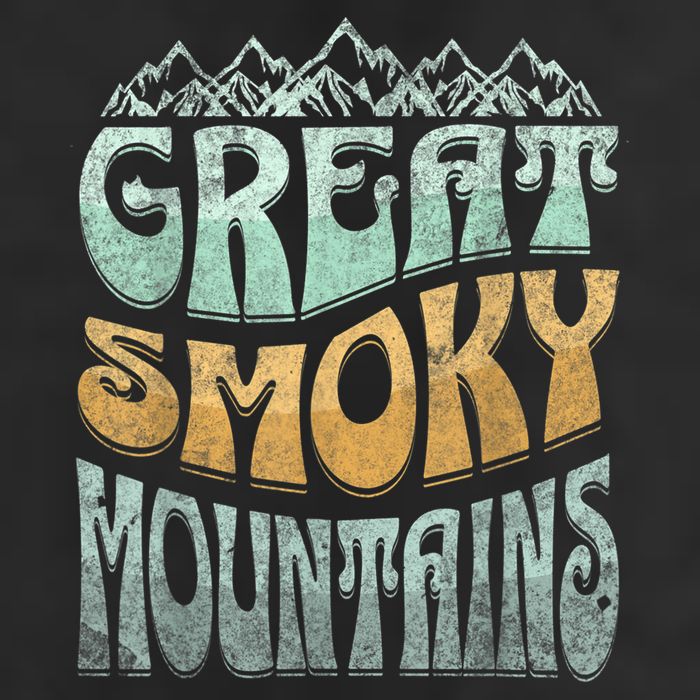 Smoky Mountains National Park 7 Panel Mesh Trucker Snapback Hat
