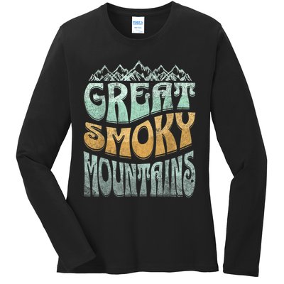 Smoky Mountains National Park Ladies Long Sleeve Shirt