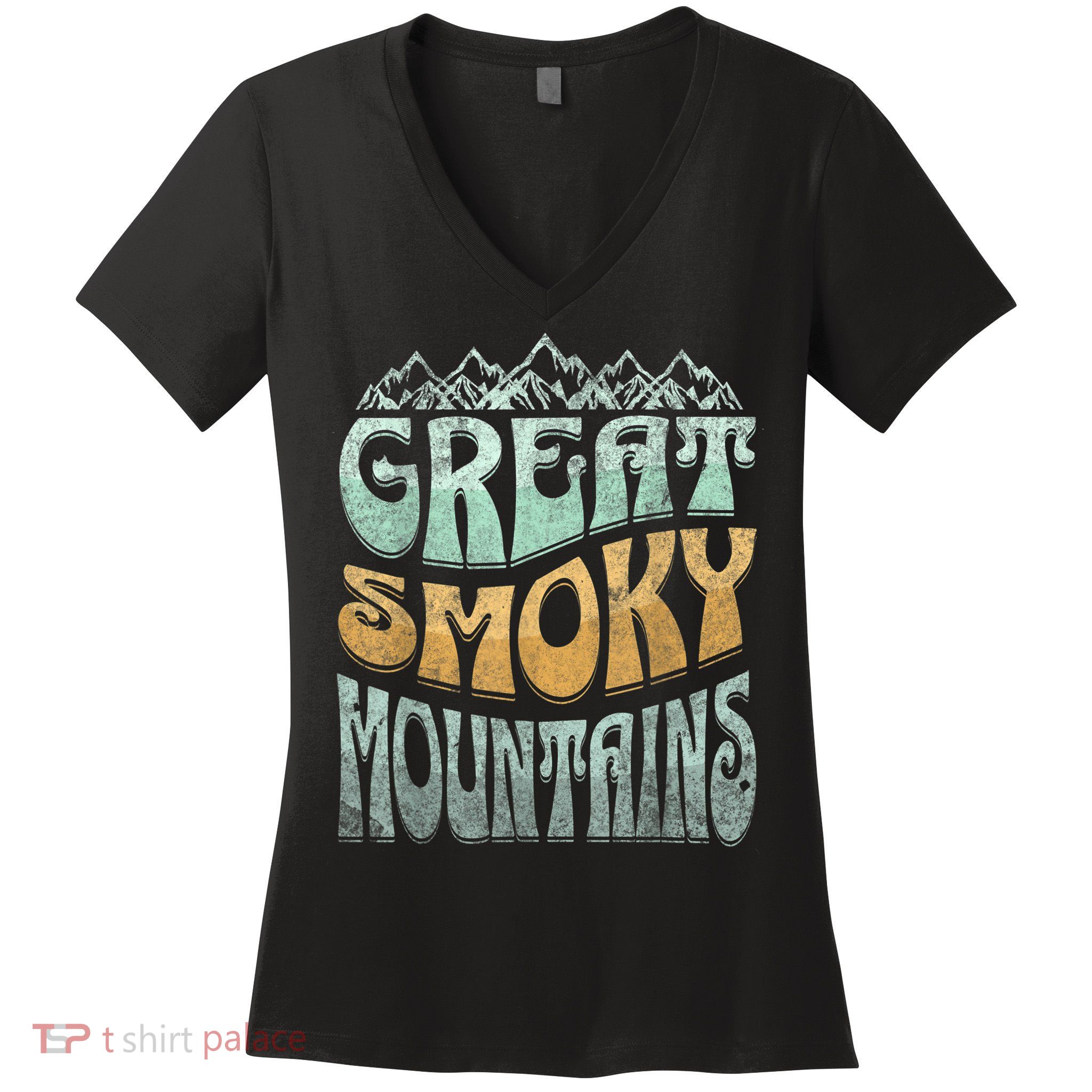 Smoky Mountains National Park Women's V-Neck T-Shirt