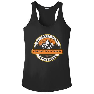 Smoky Mountains National Park Tennessee Hiking Outdoors Ladies PosiCharge Competitor Racerback Tank