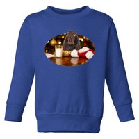 Santa Milk N Cookies Dog Field Spaniel Cute Gift Toddler Sweatshirt