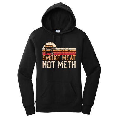 Smoke Meat Not Meth Brisket BBQ Grill Women's Pullover Hoodie