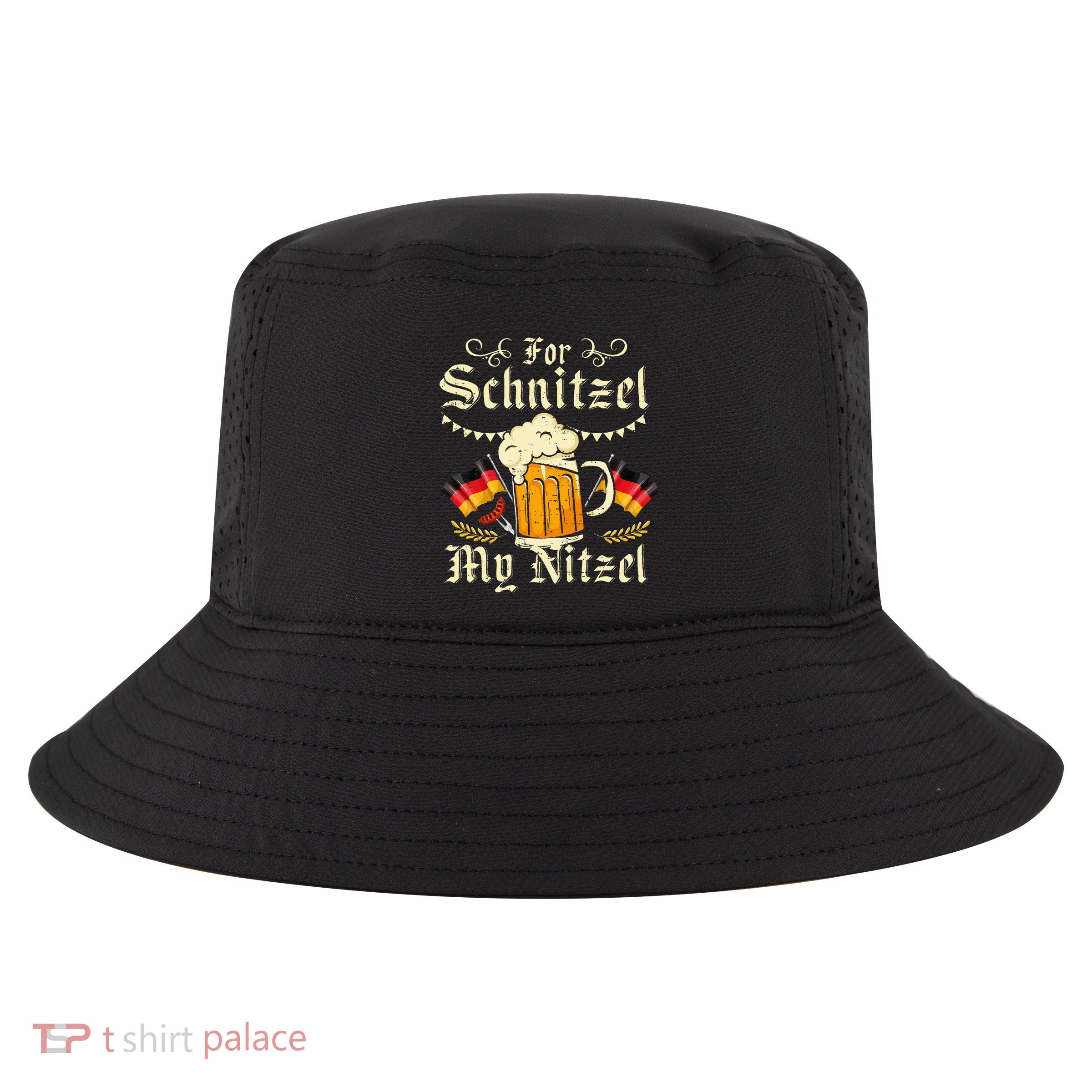 Schnitzel My Nitzel Funny Oktoberfest Cool Comfort Performance Bucket Hat
