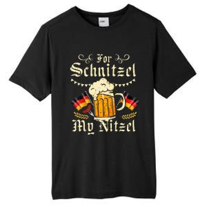 Schnitzel My Nitzel Funny Oktoberfest Tall Fusion ChromaSoft Performance T-Shirt