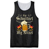 Schnitzel My Nitzel Funny Oktoberfest Mesh Reversible Basketball Jersey Tank