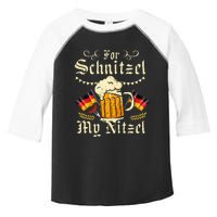 Schnitzel My Nitzel Funny Oktoberfest Toddler Fine Jersey T-Shirt