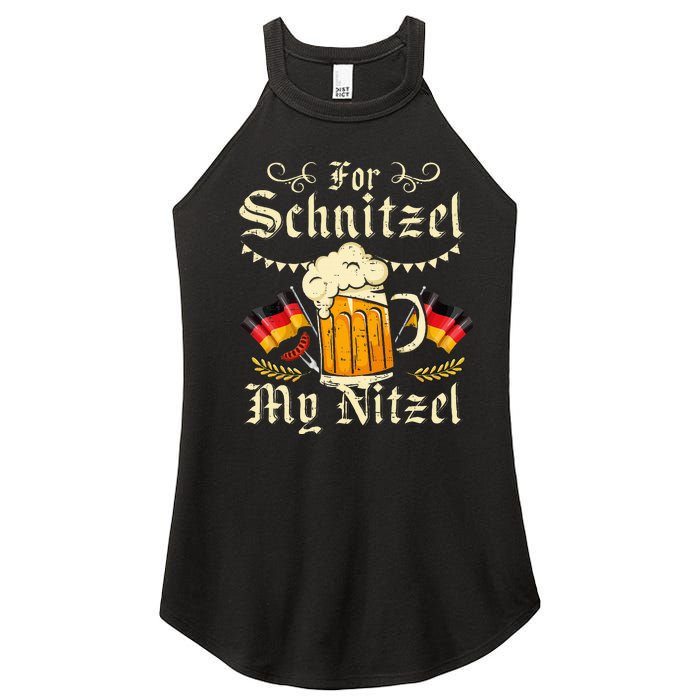 Schnitzel My Nitzel Funny Oktoberfest Women's Perfect Tri Rocker Tank