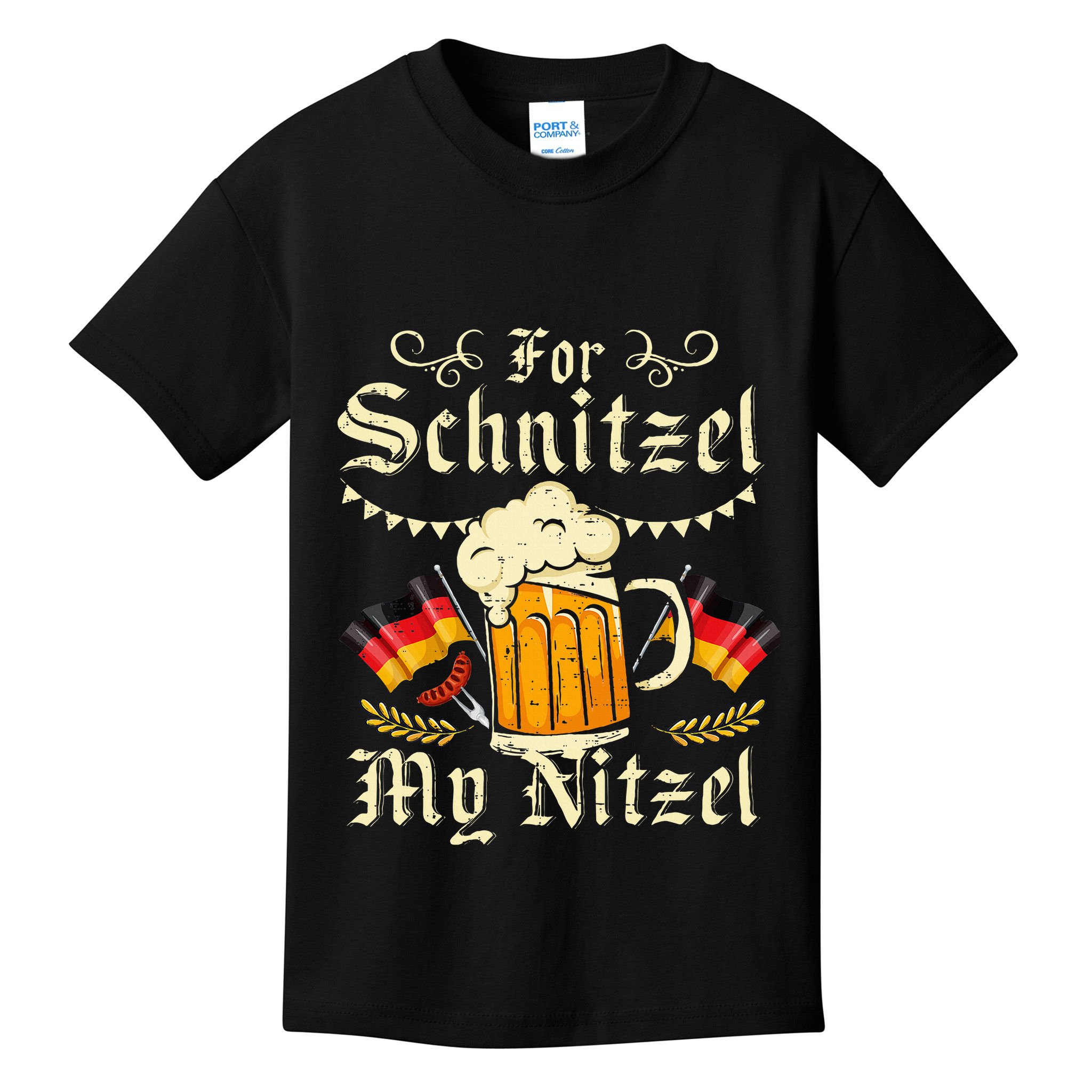 Schnitzel My Nitzel Funny Oktoberfest Kids T-Shirt