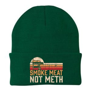 Smoke Meat Not Meth Brisket BBQ Grill Knit Cap Winter Beanie