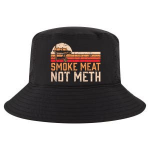 Smoke Meat Not Meth Brisket BBQ Grill Cool Comfort Performance Bucket Hat