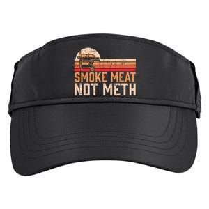 Smoke Meat Not Meth Brisket BBQ Grill Adult Drive Performance Visor