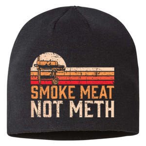 Smoke Meat Not Meth Brisket BBQ Grill Sustainable Beanie