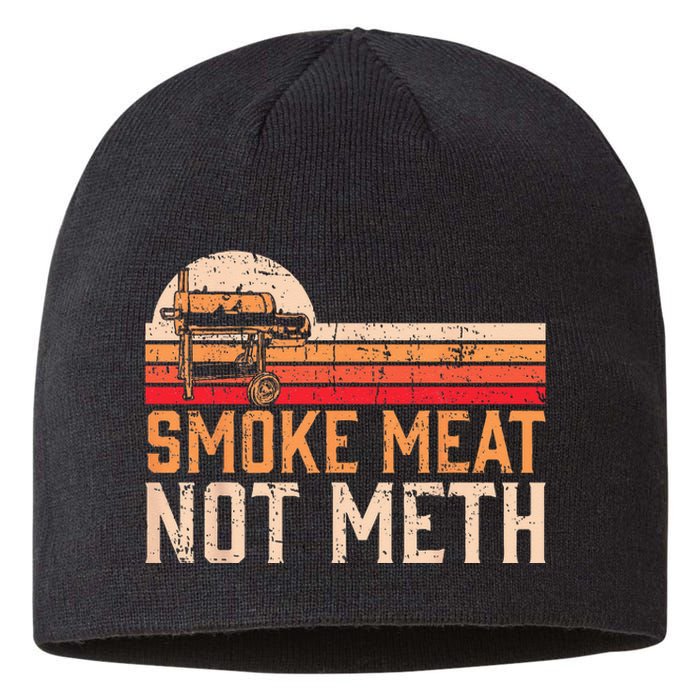 Smoke Meat Not Meth Brisket BBQ Grill Sustainable Beanie