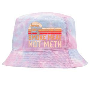 Smoke Meat Not Meth Brisket BBQ Grill Tie-Dyed Bucket Hat