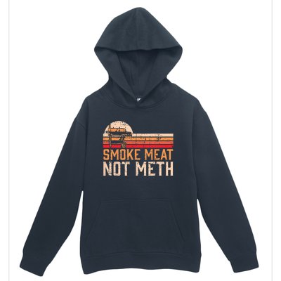 Smoke Meat Not Meth Brisket BBQ Grill Urban Pullover Hoodie