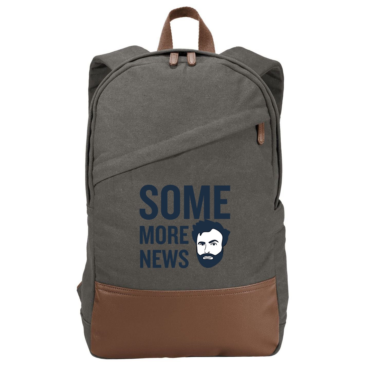 Some More News Cotton Canvas Backpack