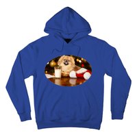 Santa Milk N Cookies Dog Pekingese Gift Hoodie