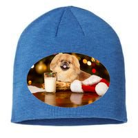 Santa Milk N Cookies Dog Pekingese Gift Sustainable Beanie