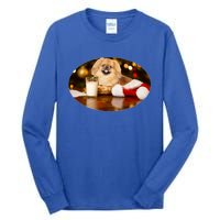 Santa Milk N Cookies Dog Pekingese Gift Tall Long Sleeve T-Shirt