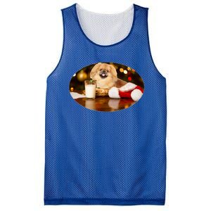 Santa Milk N Cookies Dog Pekingese Gift Mesh Reversible Basketball Jersey Tank