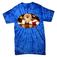 Santa Milk N Cookies Dog Pekingese Gift Tie-Dye T-Shirt