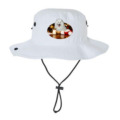 Santa Milk N Cookies Dog Samoyed Gift Legacy Cool Fit Booney Bucket Hat