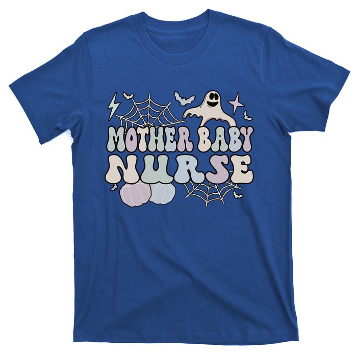 Spooky Mother Nurse Halloween Postpartum Nurse Gift T-Shirt