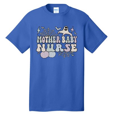 Spooky Mother Nurse Halloween Postpartum Nurse Gift Tall T-Shirt