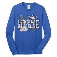 Spooky Mother Nurse Halloween Postpartum Nurse Gift Tall Long Sleeve T-Shirt