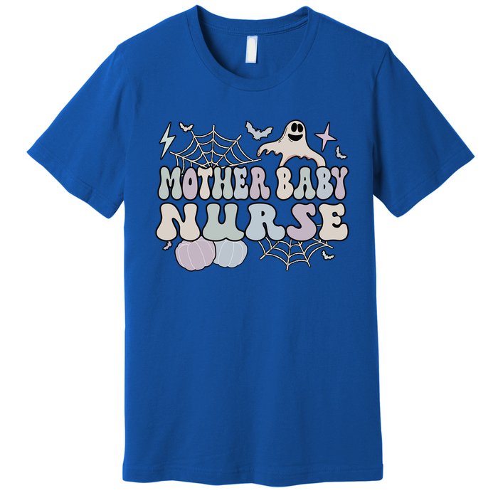 Spooky Mother Nurse Halloween Postpartum Nurse Gift Premium T-Shirt