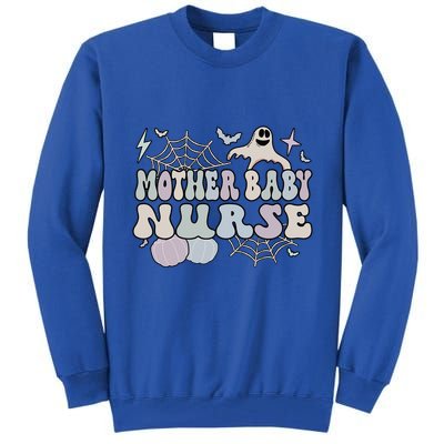 Spooky Mother Nurse Halloween Postpartum Nurse Gift Tall Sweatshirt