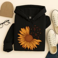 Sunflower Musical Notes Hoodie