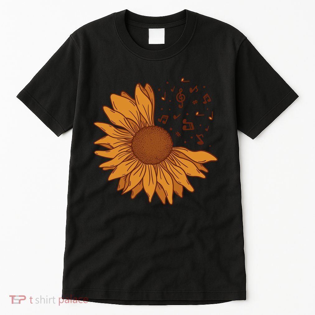 Sunflower Musical Notes Tall T-Shirt