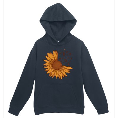 Sunflower Musical Notes Urban Pullover Hoodie