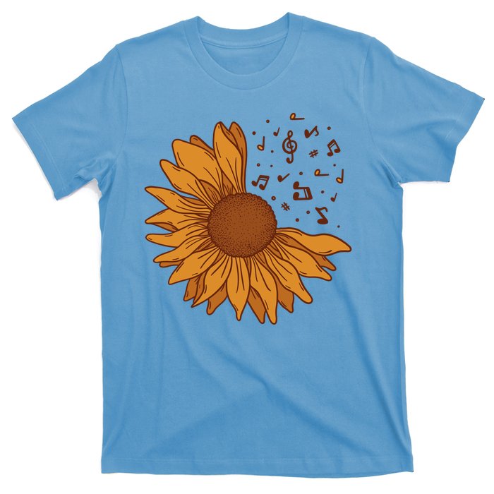 Sunflower Musical Notes T-Shirt