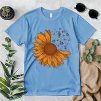 Sunflower Musical Notes Premium T-Shirt
