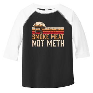 Smoke Meat Not Meth Brisket BBQ Grill Toddler Fine Jersey T-Shirt