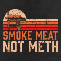 Smoke Meat Not Meth Brisket Bbq Grill 11oz C Handle Ceramic Mug