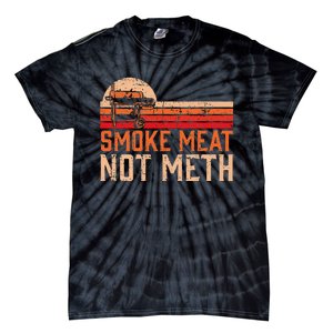 Smoke Meat Not Meth Brisket Bbq Grill Tie-Dye T-Shirt