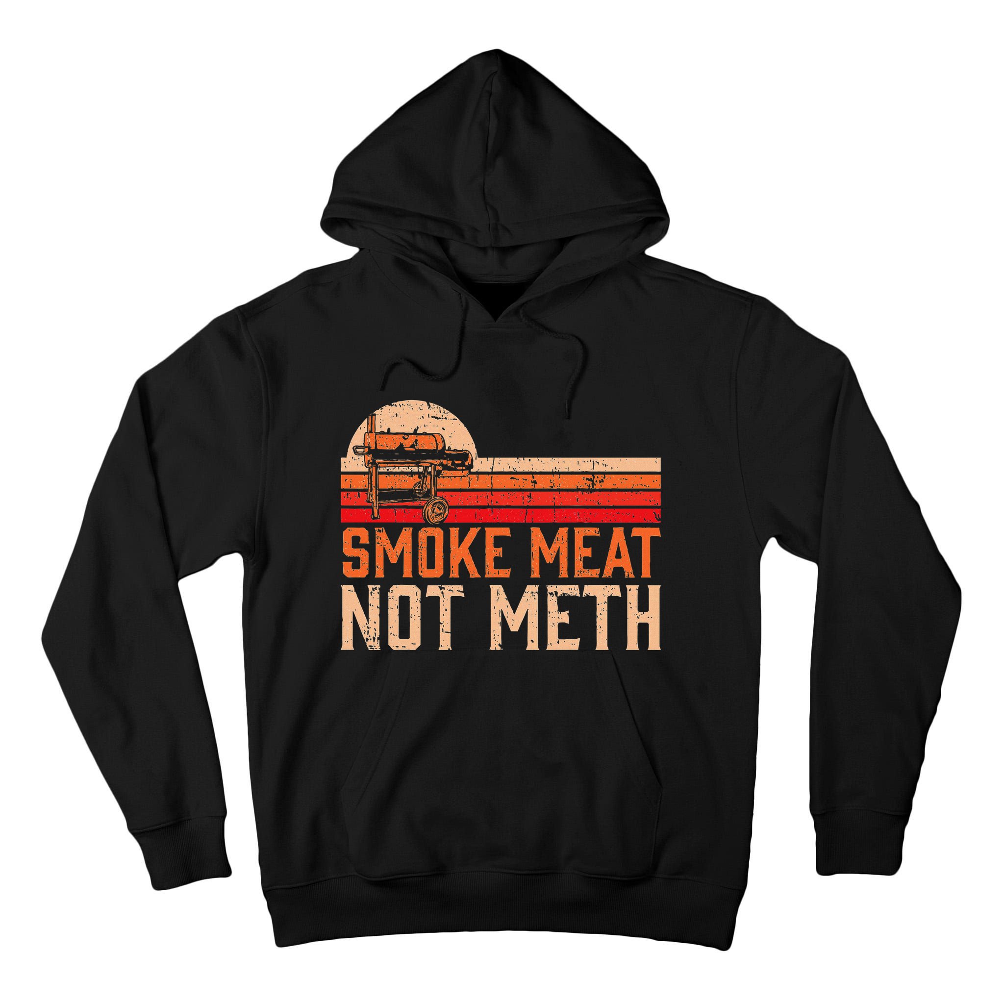 Smoke Meat Not Meth Brisket Bbq Grill Tall Hoodie