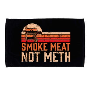 Smoke Meat Not Meth Brisket Bbq Grill Microfiber Hand Towel