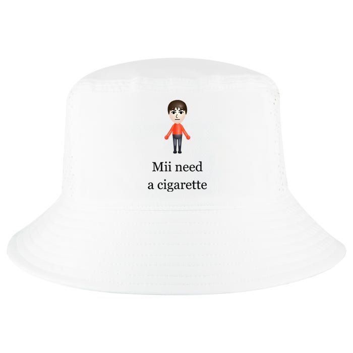 Slimnotshadyyy Mii Need A Cigarette Cool Comfort Performance Bucket Hat