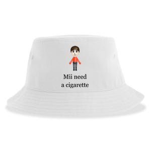 Slimnotshadyyy Mii Need A Cigarette Sustainable Bucket Hat