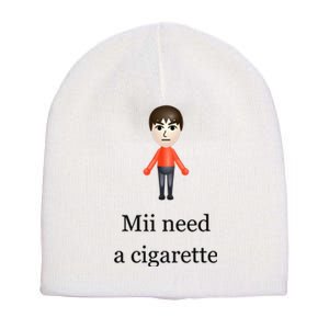 Slimnotshadyyy Mii Need A Cigarette Short Acrylic Beanie