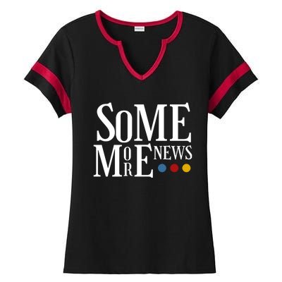 Some More News Black Ver. Ladies Halftime Notch Neck Tee